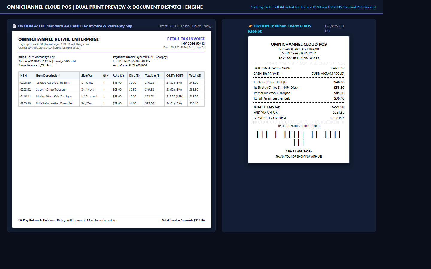 Double-Entry Accounting & Ledger