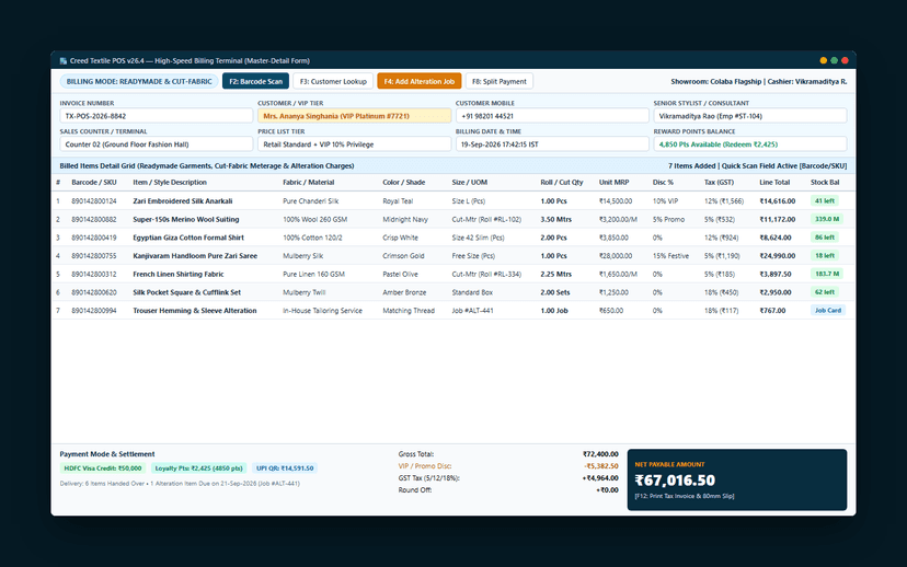 Sales Entry