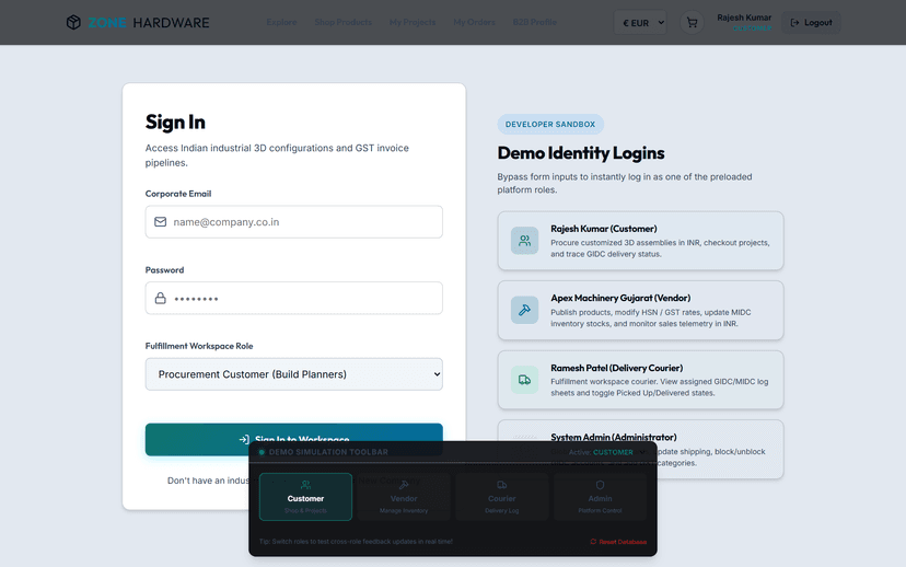 Auth Login Portal